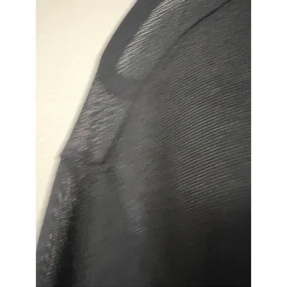 RÓHE Women's Black Short Sleeve Stretch Knit Jersey Maxi Dress Size 38 NWOT - Picture 7 of 11